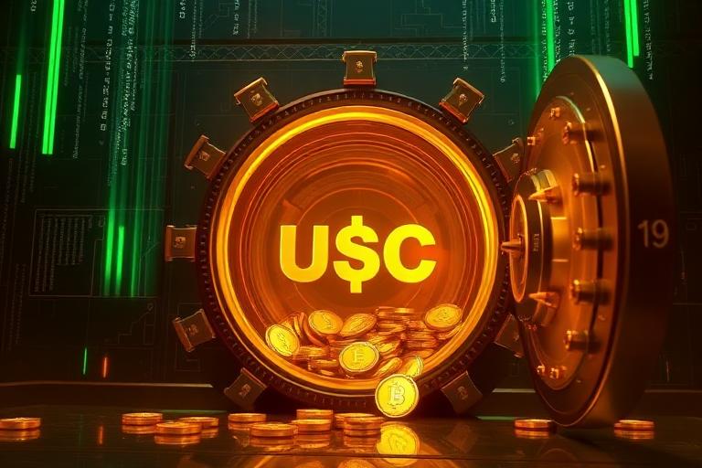 Competitions Engine — Vaulty USDC revenue stream illustration