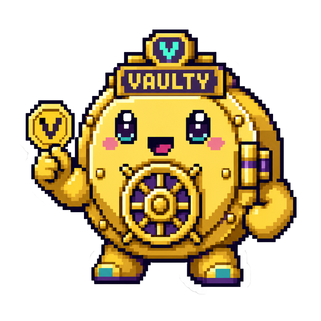 Pixel Vaulty — Vaulty sticker